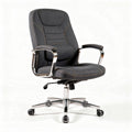 Ergonomische bureaustoel met stoffen bekleding en verstelbare armleuningen 60 x 60 x 120cm
